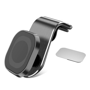 Magneti Super Potenti 360 ° <span class=keywords><strong>Supporto</strong></span> Magnetico Girevole a L in Alluminio per Telefono <span class=keywords><strong>Cellulare</strong></span>, Montaggio su Cruscotto o Bocchetta dell'Aria per Auto - Product Image 2