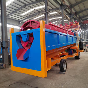 Installation de lavage mobile Sinolion à tambour rotatif pour l'or, avec moteur, roulement en acier inoxydable, haute capacité 5-100t/h, certifiée ISO - Product Image 3