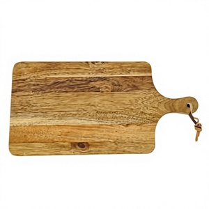 Tabla de cortar de madera duradera y segura para contacto con alimentos, para accesorios de cocina, exhibición en encimera, tabla de cortar antideslizante en venta - Product Image 1