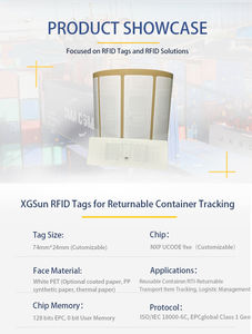 Etichetta Adesiva <span class=keywords><strong>RFID</strong></span> UHF Durevole per Magazzino con Adesivo <span class=keywords><strong>3M</strong></span> Impermeabile e Lettura a Lungo Raggio per Pallet Logistici - Product Image 2