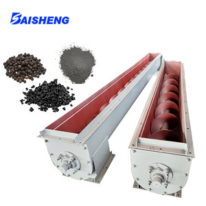 Băng tải trục vít u-trough | kèm theo thiết kế không có bụi cho bột, ngũ cốc, xi măng | Chiều dài và độ nghiêng tùy chỉnh - Product Image 1