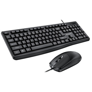 Bajeal T650 Keyboard <b>Mouse</b> Combo 104 Keys Wired <b>Usb</b> English For Desktop Laptop - Product Image 1