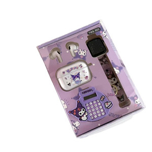 Mặt hàng phổ biến twss03 New Bluetooth Earbuds 4 trong 1 Silicone xem dễ thương nhỏ treo phụ kiện Mặt dây chuyền Quà Tặng bán buôn - Product Image 1