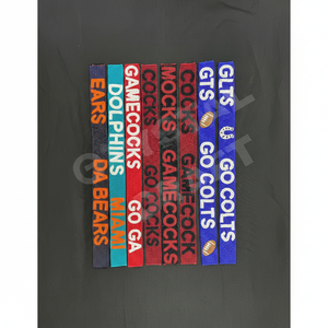 CRYSTAL CRAFT Go Colts, sangle de sac à main en perles de verre de couleur personnalisée, style indien, taille personnalisée avec logo personnalisé accepté - Product Image 1
