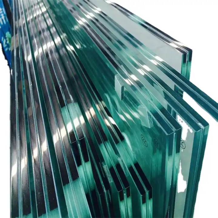 6.38mm To 40.28mm Clear Toughened Flat Curved Custom Pvb Sgp Tempered Laminated Glass