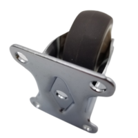 Roue de meuble en plaque de 2 pouces, 40mm, gris directionnel, Durable, vente directe d'usine