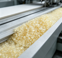 Colle thermofusible multi-substrats 7032, granulés transparents jaune clair pour panneaux de bois et lamination de papier décoratif