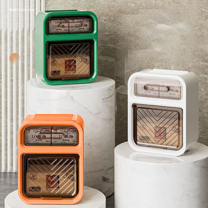 Y56 grande capacità di carta igienica rotolo di carta igienica Dispenser carta igienica scatola di immagazzinaggio a parete scatola del tessuto per il bagno - Product Image 6