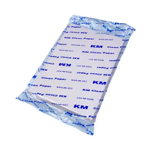 A4 high-quality 80GSM dust-free copy paper used for light blue 100% wood pulp material in Class100 a4 paper cleaning room