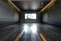 Huntoo Capot de camping surélevé pour camionnette, Capot de camping coulissant pour benne de pick-up, Étanche pour le camping