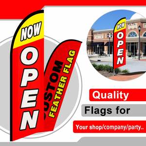 Drapeaux en fibre de verre double face personnalisés de haute qualité, écologiques et durables, vente en gros pour la publicité extérieure et les événements - Product Image 5