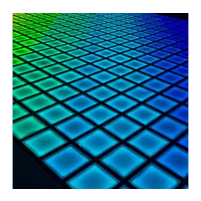 Op Maat Gemaakte Led Dance Floor Magnetische Dansvloer Muziek Kleurveranderende Led Interactieve Dansvloer Voor Thuis