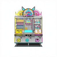 Machine à griffes et distributeur de prix pour salle d'arcade intérieure, en métal et plastique, avec système de capture de prix, structure robuste, taille personnalisable, garantie 1 an