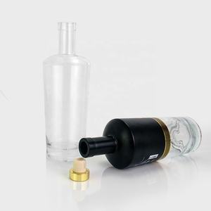 Bouteille en verre noir vide de haute qualité vin de glace 750ml bouteille d'alcool en verre pour la vente de vin de jus avec des bouteilles de vin en verre à bas prix - Product Image 4
