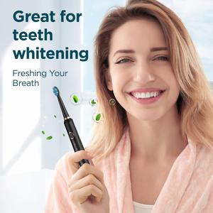 Cepillo de Dientes Eléctrico Sónico para Adultos Vibrosonic con 8 Cabezales de Cepillo, Cepillo de Dientes Eléctrico con 5 Modos, Dropshipping - Product Image 3