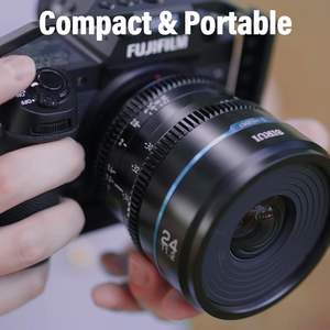 SIRUI 나이트 워커 24mm T1.2 시네 렌즈, MFT/E/RF/X/L 마운트 MS24E-B 대형 조리개 수동 초점 렌즈 - Product Image 4