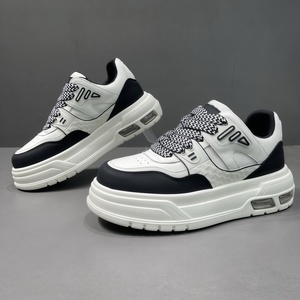 <span class=keywords><strong>Chaussures</strong></span> décontractées basses à lacets de luxe <span class=keywords><strong>pour</strong></span> hommes, style coréen, plateforme, tendance, blanches, <span class=keywords><strong>pour</strong></span> adolescents et étudiants, nouvelle collection printemps 26 - Product Image 3