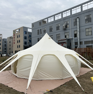 Carpa de Camping Familiar de Lujo, Impermeable y Resistente al Viento, Carpa Lotus para Glamping al Aire Libre con Estructura Estable para un Camping de Lujo - Product Image 2
