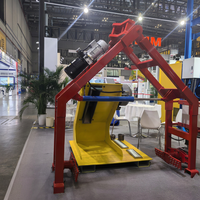 Robot manipulateur automatique de retournement de fûts pour la manipulation de résine et de sable dans les boîtes de moulage pour ligne de production de fonderie