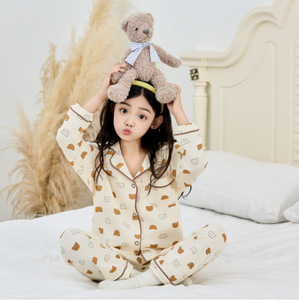 <span class=keywords><strong>Pigiama</strong></span> per Bambini 100% Cotone/Modello Primavera/Autunno Maniche Lunghe <span class=keywords><strong>con</strong></span> Stampa, Traspirante e Caldo, Set Loungewear per Ragazzi e Ragazze - Product Image 3