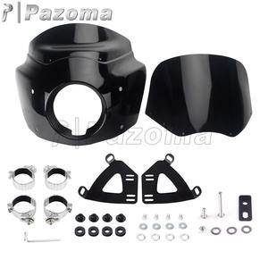 哈雷街鲍勃FXBB FXBBS 2018-2023的前整流罩挡风玻璃和安装套件 - Product Image 4