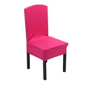 Colors Dining Chair Covers Spandex Strech Elastic Chair Covers For Wedding Party Home Decor Cover on a Chair