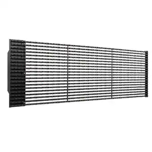 PRIVA P25 slim transparent Mesh LED Display Video screen outdoor led grille curtain large screen display