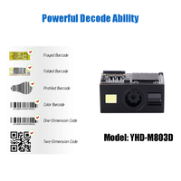 Módulo de escáner de código de barras Mini 2D, lector de código Qr de motor, lector de código de barras integrado fijo para quiosco, 1 unidad
