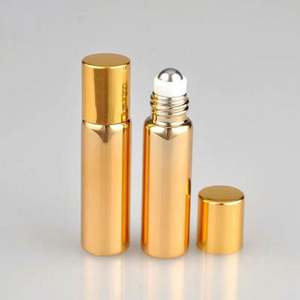 Botella de Vidrio Redonda de 10 ml de Alta Calidad para Perfume o Aceite Esencial, con Rodillo de Acero para Serigrafía - Product Image 2