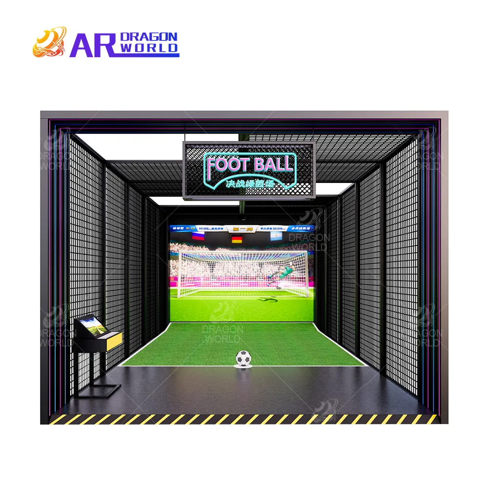AR เกมฟุตบอลจำลองในร่ม AR Sports Hall ผู้เล่นฟุตบอลเกมฉายภาพแบบโต้ตอบ