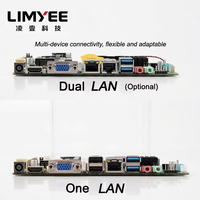 Produsen LIMYEE X86 Mini ITX Industrial Motherboard Intel H110 64GB Triple Asynchronous/Synchronous Terintegrasi Produk Baru