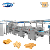 Nouvelle ligne de production de biscuits 2026 : Machine à fabriquer des biscuits, mouleuse rotative avec four de boulangerie