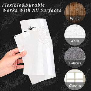 Bricolage <span class=keywords><strong>plume</strong></span> décoration <span class=keywords><strong>pochoir</strong></span> peinture murale <span class=keywords><strong>pochoir</strong></span> Mandala <span class=keywords><strong>plume</strong></span> <span class=keywords><strong>pochoir</strong></span> creux - Product Image 6