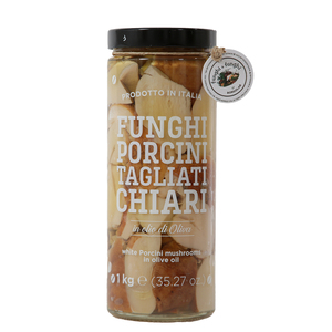 Hongos Porcini en Aceite de Oliva Blanco en Rodajas 1000G - Product Image 1