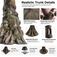 Arbre artificiel de cerisier en fleurs d'intérieur, grand arbre à fleurs de Sakura, usine OEM ODM pour projets de décoration de mariages, événements et centres commerciaux