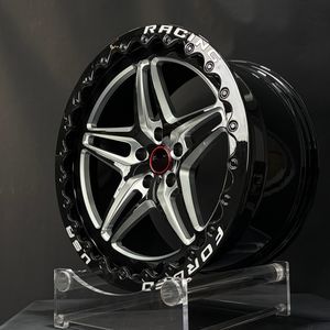 Rueda Forjada Beadlock de 17 y 18 Pulgadas, 5x120.65, 5x4.75, 5x112, 5x114.3, Estilo Soldado, para Carreras de Drag, para Camaro C5 C6 Chevrolet Corvette - Product Image 2