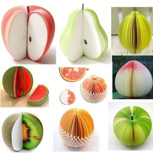 Mini 3D Artistic Creative Fruit Design <b>Memo</b> <b>Pad</b> Small Loose Leaf Message Paper for Kids - Product Image 2