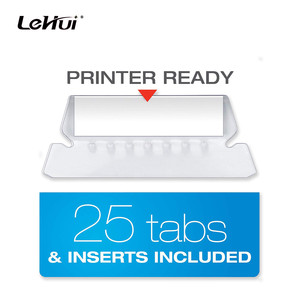 2022 Thư Mới Nhất/Kích Thước Pháp Lý Các Loại Màu Sắc Giấy Trắng 180GSM Thẻ Trong Suốt Hình Dạng Phẳng 25 Cái/Hộp Thư Mục Tệp Treo Màu - Product Image 6