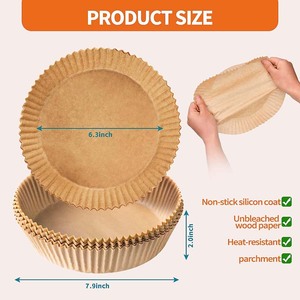<b>Kitchen</b> Accessories air Fryer <b>Paper</b> Round air Fryer Pad <b>Paper</b> air Fryer Lines <b>Paper</b> - Product Image 5