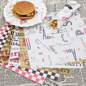 <b>Greaseproof</b> Wax Deli <b>Paper</b> Sheets 12x12 Inch Checkered Customizable Virgin Wood Pulp Food Wrapping Snack Hamburger Cake Sugar - Product Image 5