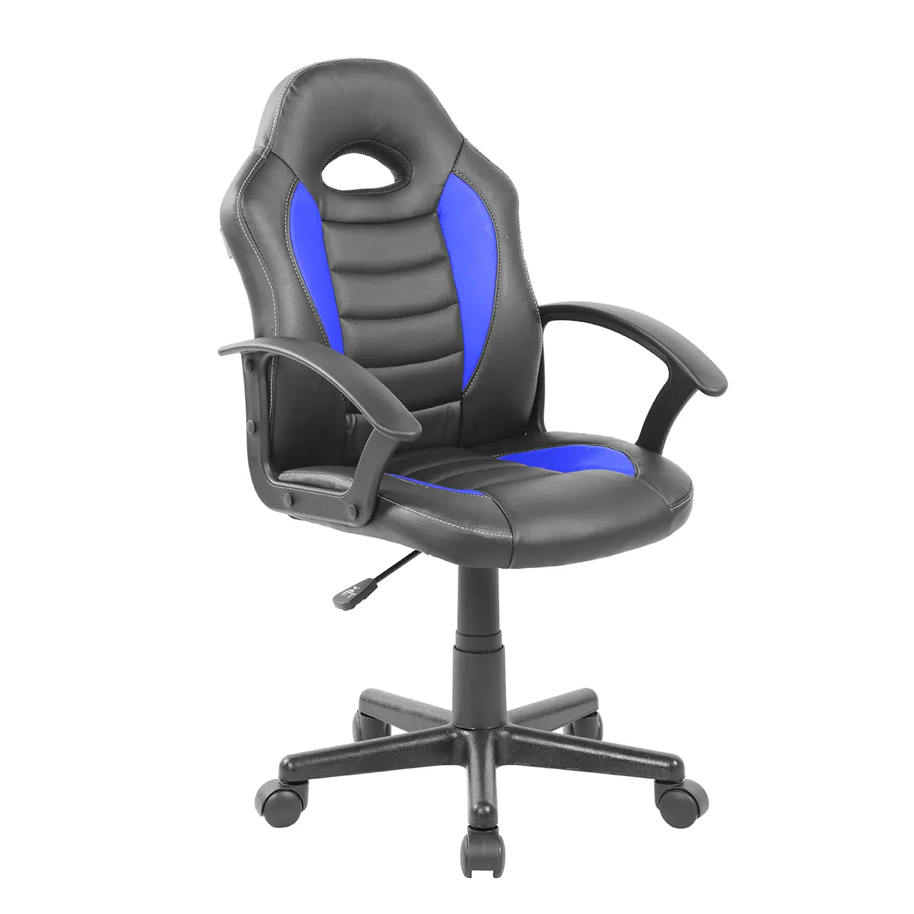 Ergonomics computer plastic PP PU leather mesh fabric gold iron metal leg boss arm swivel purple gaming chair