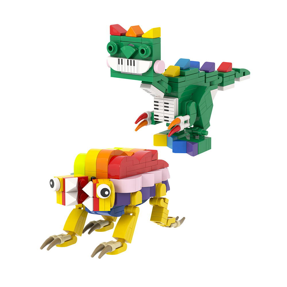 Poppy's Game Time MOC1611 MOC1612 Pianosaurus Yarnaby Brinquedos