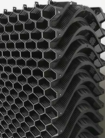 Panneau de refroidissement par évaporation Trickle GriBlack, filet de remplissage en maille plastique PP anti-UV pour élevages avicoles, porcins, serres et bétail