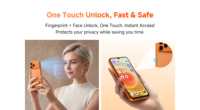 Teléfono Móvil Fossibot Unlock Original con Huella Dactilar y Reconocimiento Facial, Android 16, Pantalla HD+ de 6.7 Pulgadas y 120Hz, 4GB+128GB, Octa Core, 5000mAh