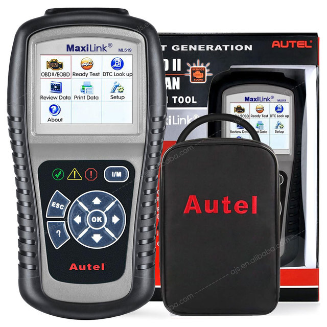 Autel ML519 Automotive OBD2 Scanner Car Diagnostic Tools Check Engine Fault Code Reader CAN Scan Altar Scanners Upgrade of AL319