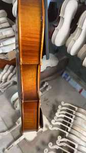 <span class=keywords><strong>Viola</strong></span> Artesanal de <span class=keywords><strong>15</strong></span> <span class=keywords><strong>Pulgadas</strong></span> (381mm) de Abeto y Arce Macizos con Sonido Excelente, Buen Grano, Cinco Cuerdas y Puente Aubert - Product Image 4