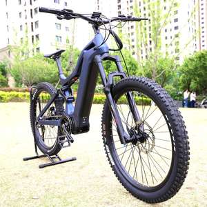 Vélo électrique bafang 29 pouces en fibre de carbone T700, suspension complète, 1000w - Product Image 4