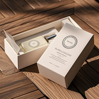 Boîtes postales d'expédition en papier dur colorées et écologiques personnalisées pour bouteille de parfum Logo d'emballage cosmétique personnalisable portable
