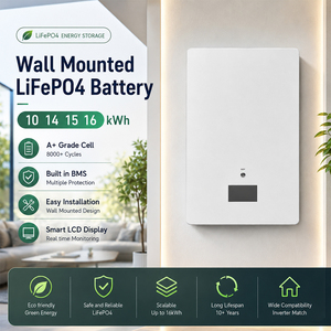 แบตเตอรี่ LiFePO4 แบบติดผนังขั้นสูง 5KWH 10KWH 15KWH 16KWH สำหรับเก็บพลังงานแสงอาทิตย์ภายในบ้านแบบโมดูลาร์ - Product Image 3