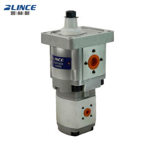 ปั๊มไฮดรอลิกแบบเกียร์ Blince HPF-06 HPF-08 HPF-10 HPF-14 2 สเตจ แบบ Tandem สำหรับรถตักล้อยาง รุ่น HPF GHP ZAPF ALP Marzocchi - Product Image 1